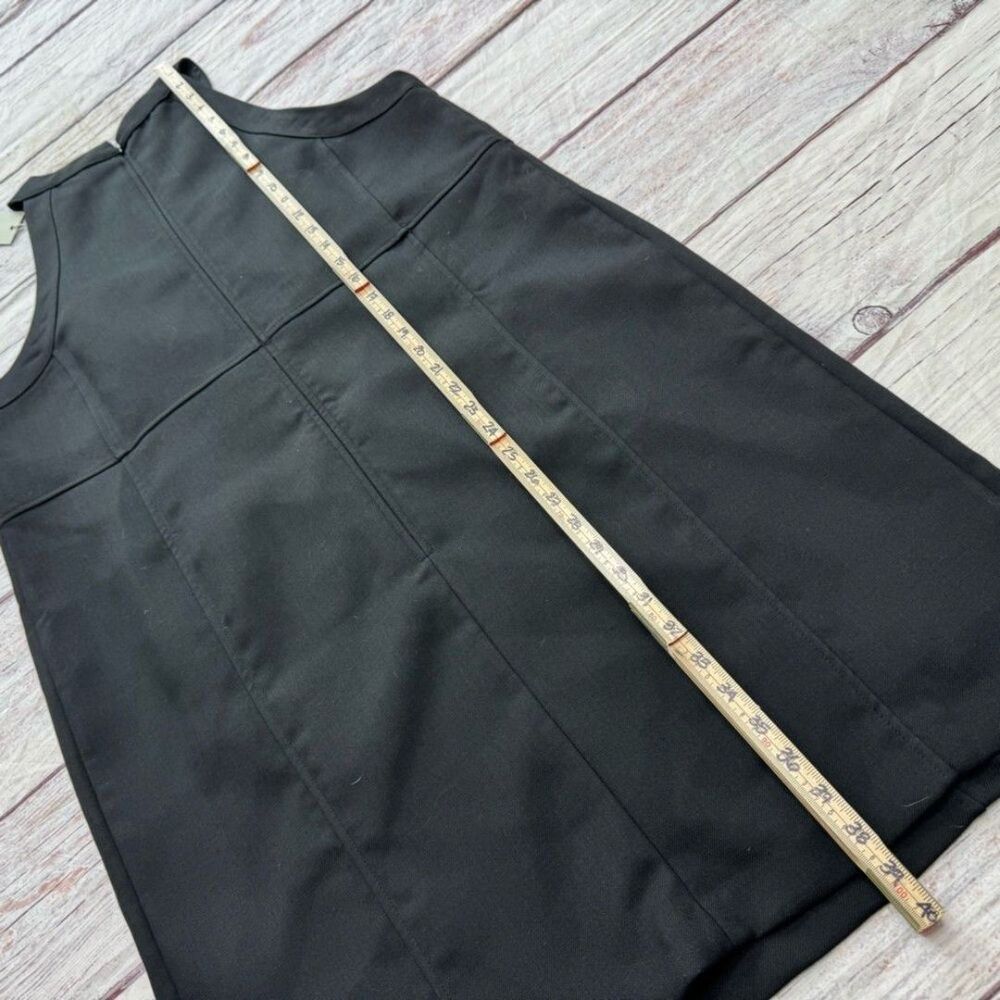 Boden Wool Blend Knee Length Sleeveless Dress Black Size 12 NEW - Picture 6 of 8